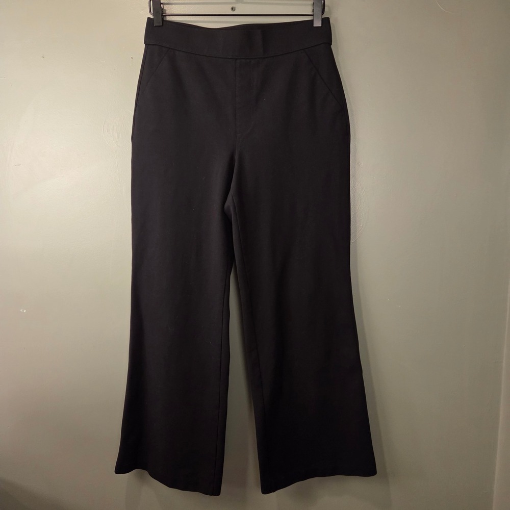 Splendid Women's Pull On Wide Leg Dress Pants Size M Black